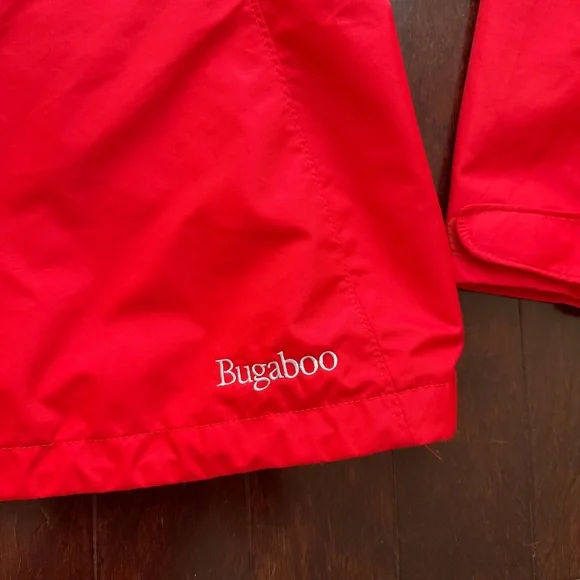 Columbia Women's Omni-Tech Hooded Rain Coat, Size medium, Red, Zip, Interchange - Picture 10 of 12